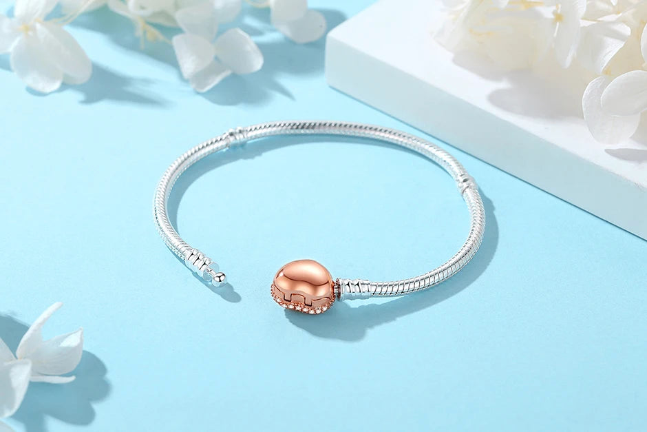 Pulseira Love Heart em Prata 925 com Charms