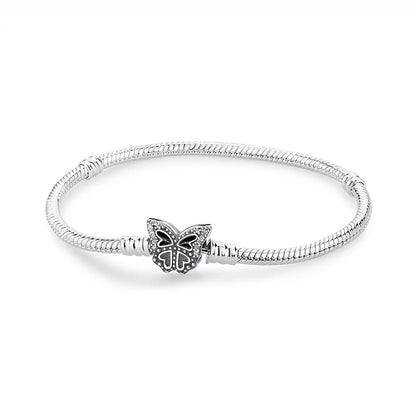 Pulseira Love Heart em Prata 925 com Charms