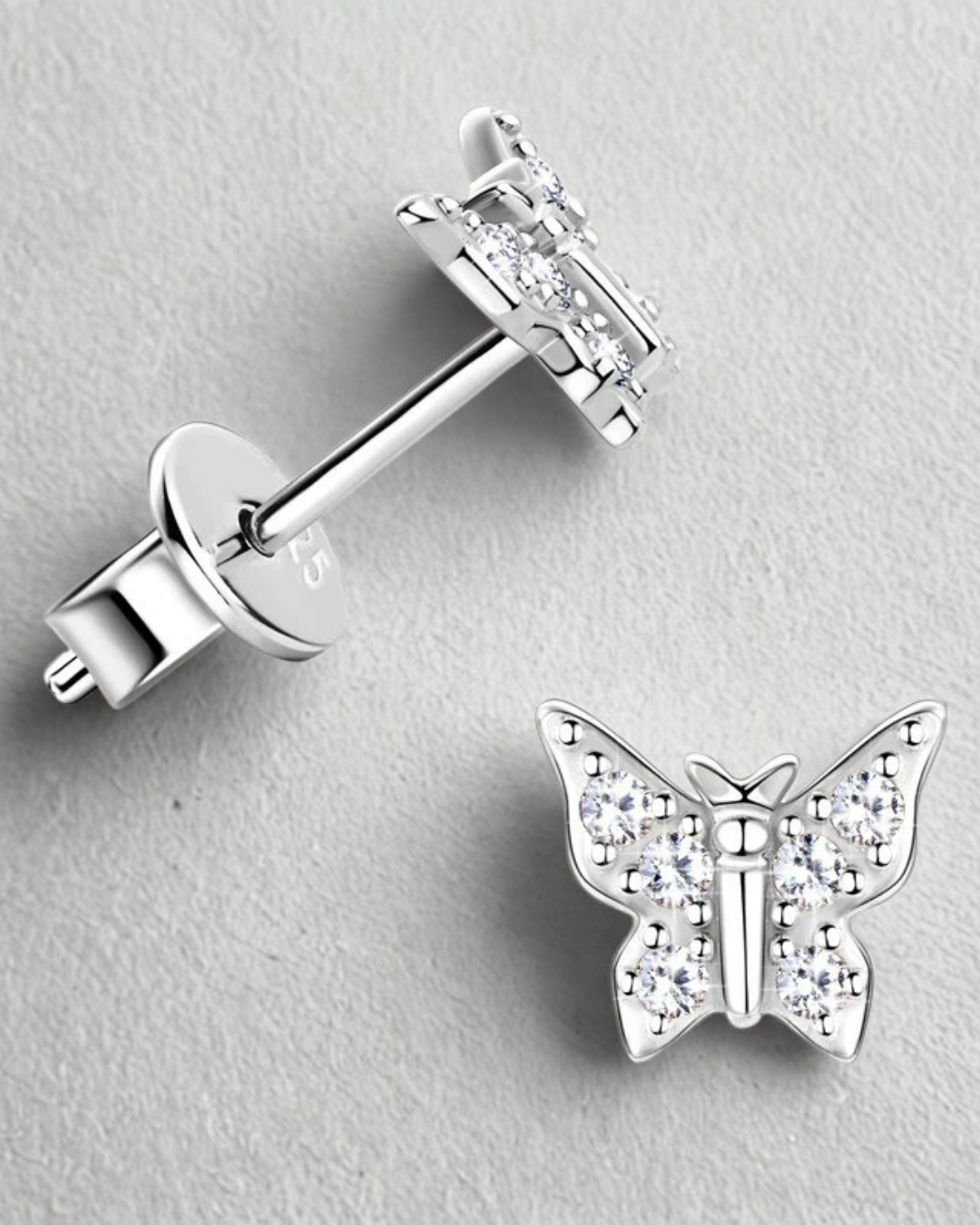 Auréa Butterfly Women's Earrings | Semi-Jewelry in 925 Silver Serenyah