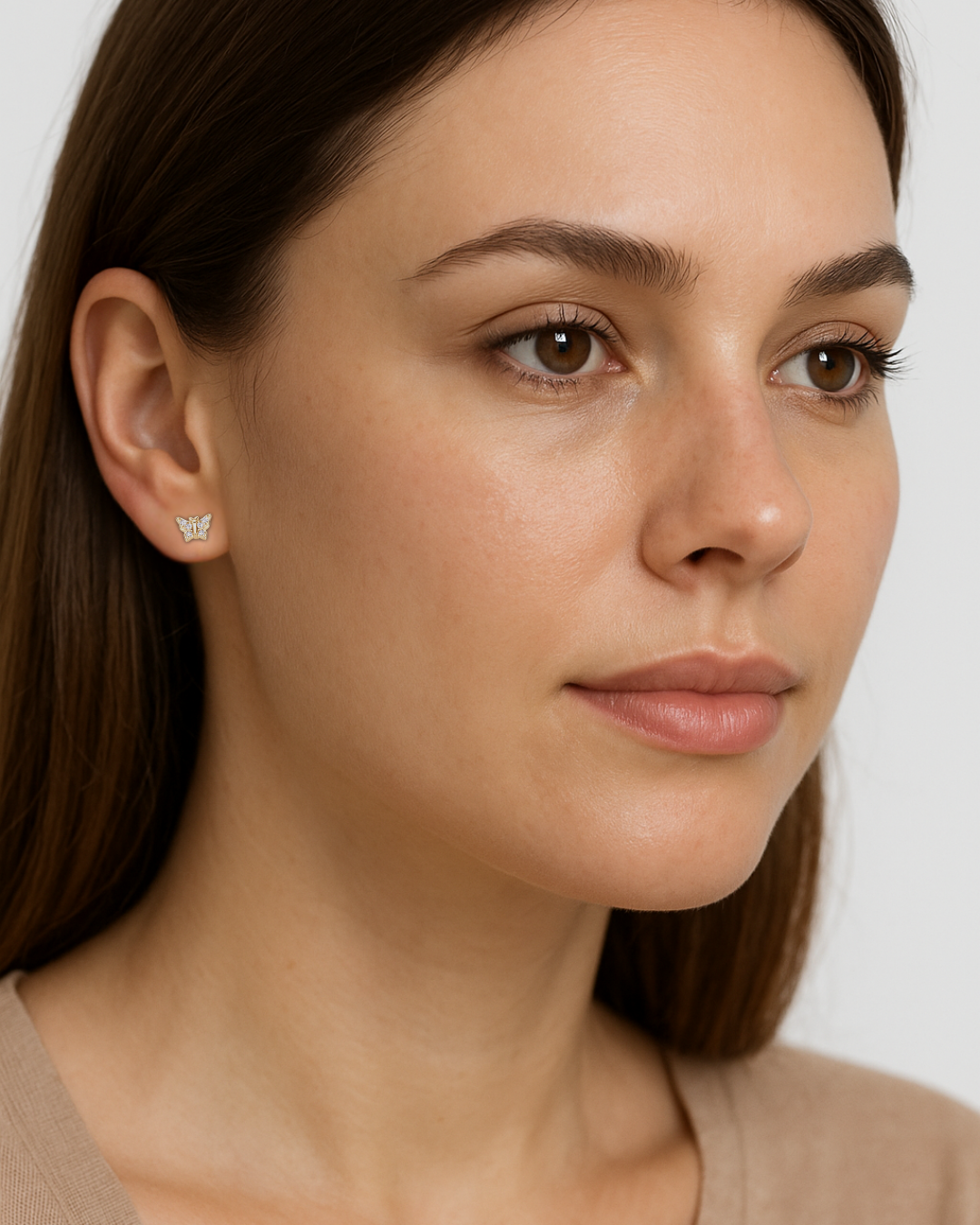 Auréa Butterfly Women's Earrings | Semi-Jewelry in 925 Silver Serenyah