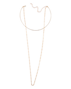 Aureum Curve Collar Dourado Layered Serenyah