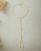 Bracciale Dorato - Elegant Serenyah Gold Chain Hand Bracelet