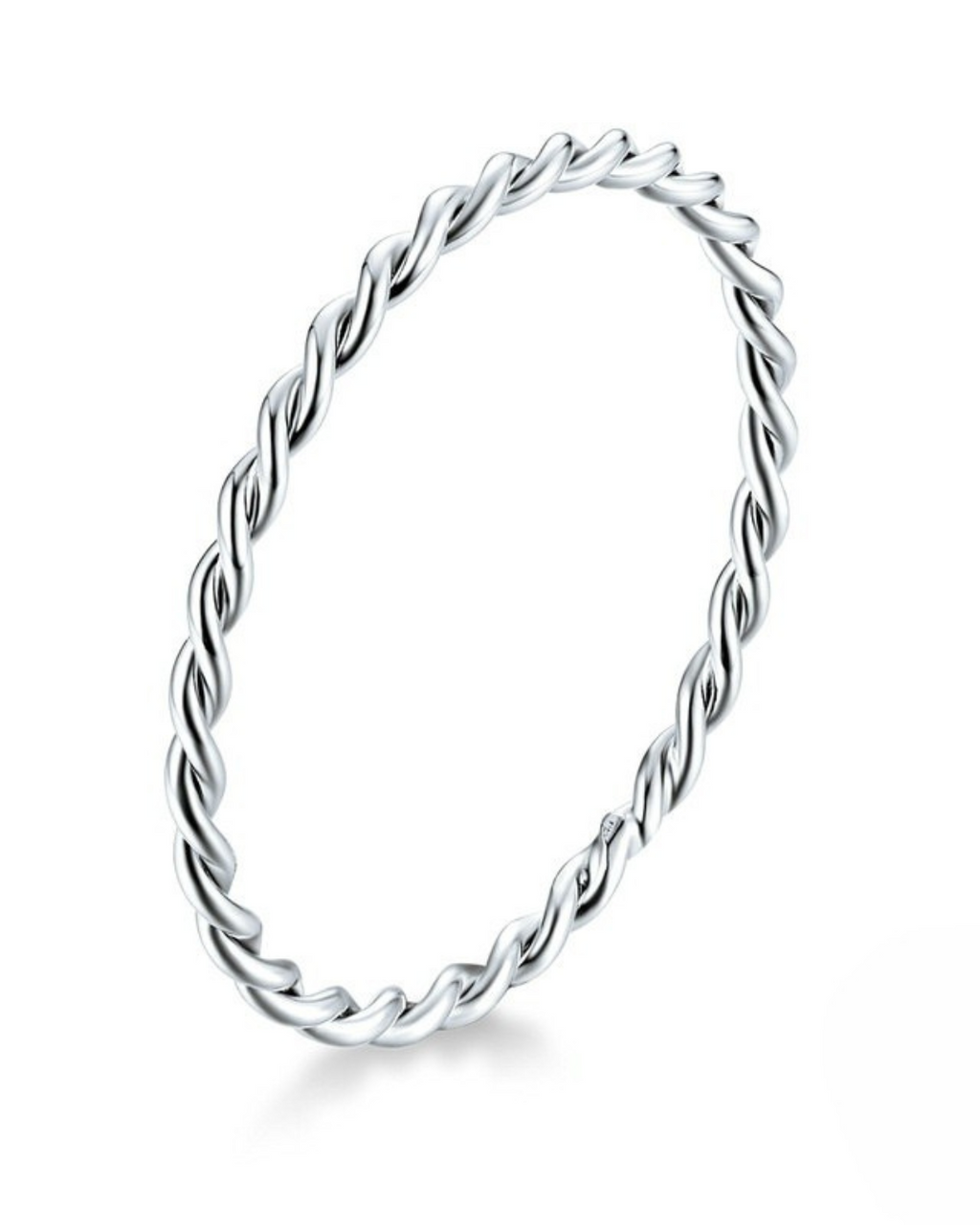 Lívia Ring – 925 Silver ring with minimalist and elegant twisted design