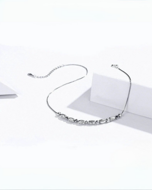 Luna Anklet – 925 Sterling Silver Minimalist Anklet by Serenyah