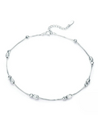 Luna Anklet 925 Silver Minimalist Semi-jewelry Serenyah