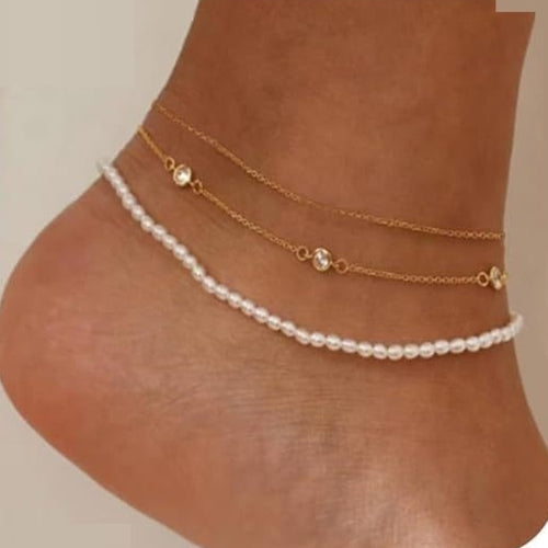 Nicea Anklet Collection Tornozeleiras minimalistas moda verão Serenyah