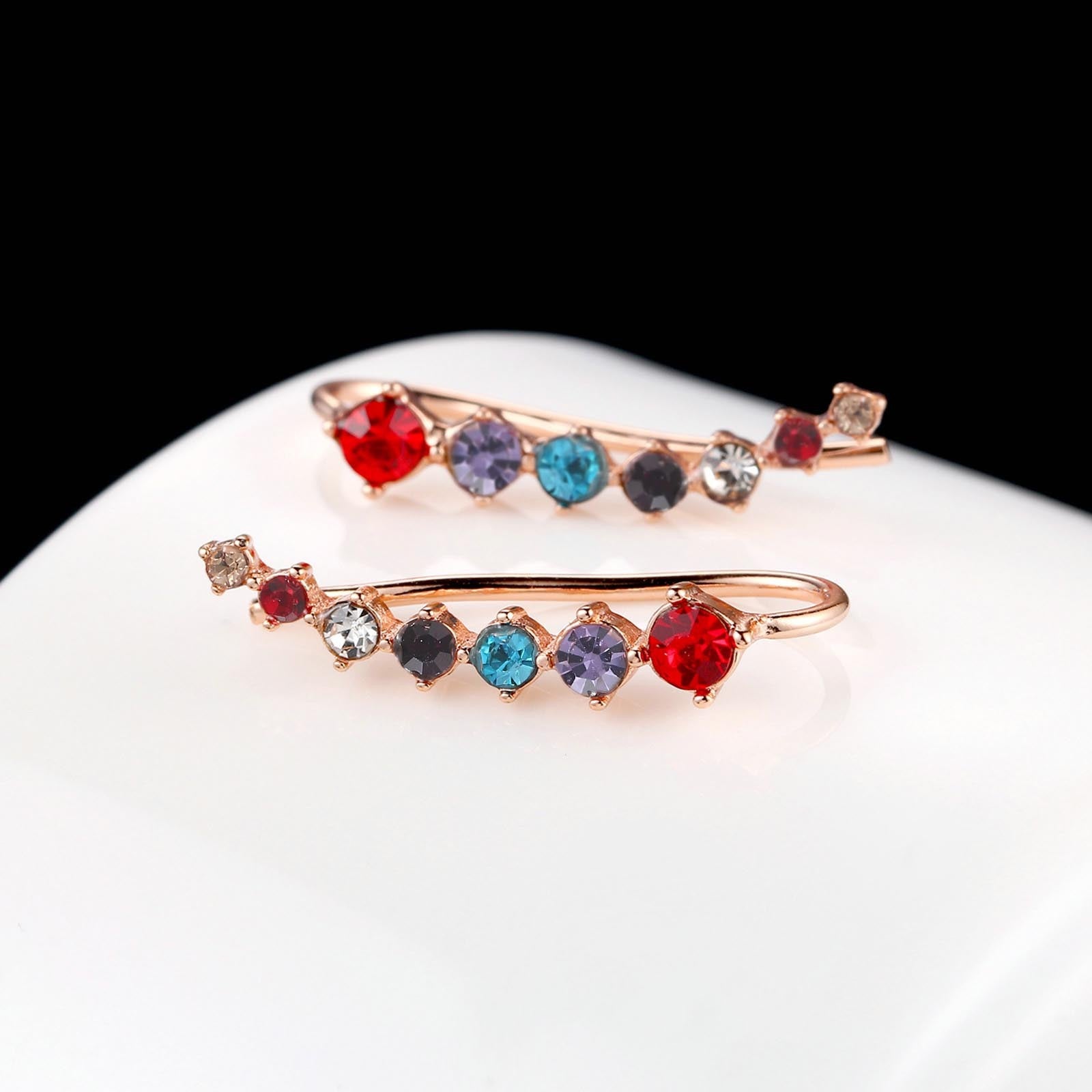 Astra Zirconia Brincos Femininos Coloridos Serenyah