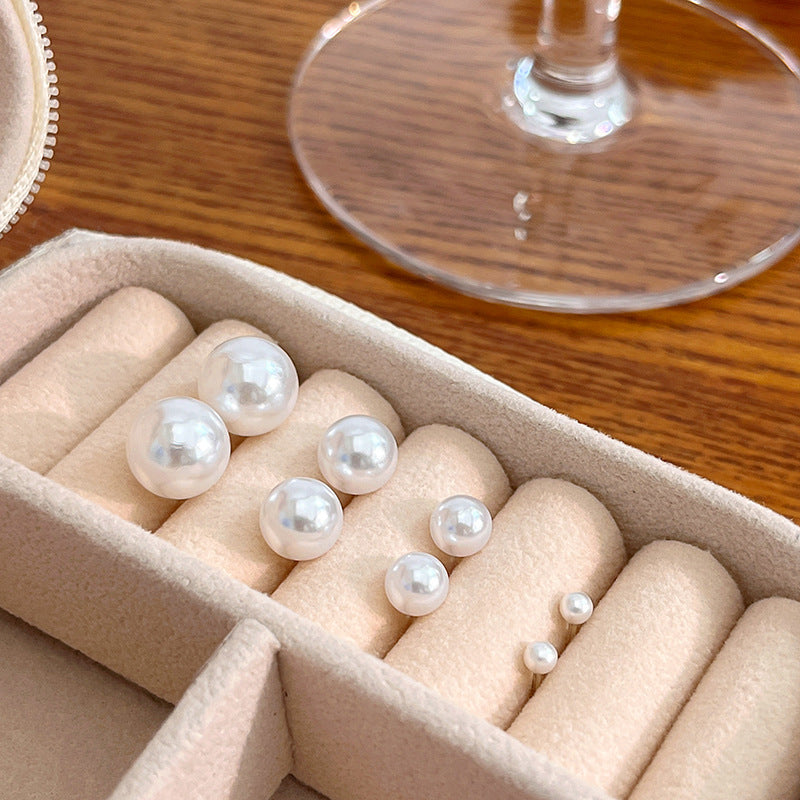 Luna Pearl Pearl Earrings | Stud Earrings 925 Silver Serenyah