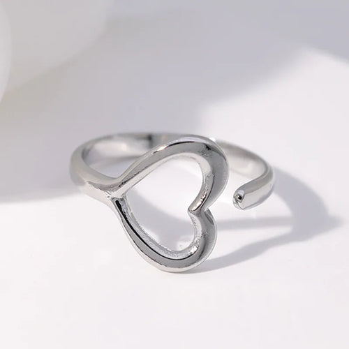 Classic Geometric Ring - Style JR063 - Steel Color